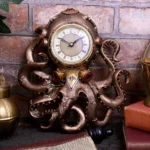 STEAMPUNK OCTOPUS SQUID WALL CLOCK - immagine 5