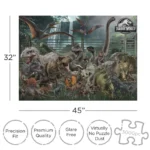 JURASSIC WORLD 3000 PCS JIGSAW PUZZLE - immagine 5