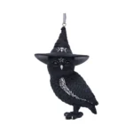 OWLOCEN BLACK WITCH OWL HANGING ORNAMENT - immagine 5