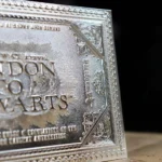 HP HOGWARTS EXPRESS TICKET SILVER PLATED - immagine 7