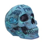 BLUE TATTOO SKULL MONEY BOX - immagine 5