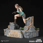 TOMB RAIDER LARA CROFT 24CM PVC STATUE - immagine 6