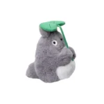MY NEIGHBOR TOTORO NAKAYOSHI GREY PLUSH WITH LEAF - immagine 5