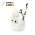 MY NEIGHBOR TOTORO SMALL WHITE TOTORO FUNWARI MINI COIN PURSE - immagine 6
