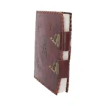 LEATHER DIARY EMBOSSED PENTA & TWO LOCK - immagine 5