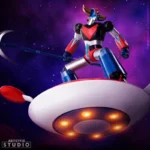 UFO ROBOT GRENDIZER SPACESHIP SUPER FIGURE COLLECTION 1/10 STATUE - immagine 3