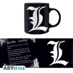 DEATH NOTE L & RULES MUG - immagine 7