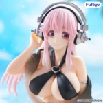 SUPER SONICO SWIMSUIT BLACK COLOR NOODLE STOPPER