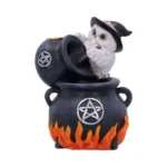 SNOWY BREW OWL BACKFLOW INCENSE BURNER - immagine 5