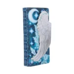 ANGEL WINGS FATHER LIGHT BLUE EMBOSSED WALLET - immagine 4