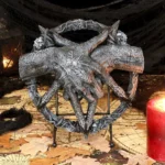 BAPHOMET HAND FREE STANDING PLAQUE - immagine 5