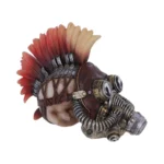 STEAMPUNK FLAME HAWK SKULL - immagine 7