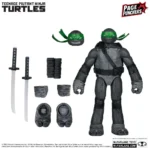 TEENAGE MUTANT NINJA TURTLES 5inch LEONARDO FIGURE WITH COMIC (B,W&G VARIANT)