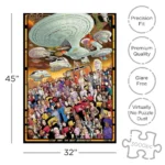 STAR TREK THE NEXT GENERATION 3000 PCS JIGSAW PUZZLE - immagine 2