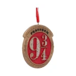 HARRY POTTER PLATFORM 9 3/4 HANGING ORNAMENT - immagine 6