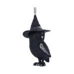 OWLOCEN BLACK WITCH OWL HANGING ORNAMENT - immagine 8