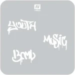 STENCIL STLET003 STREET ART 1