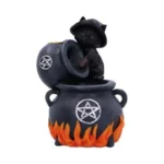 BREW BLACK CAT BACKFLOW INCENSE BURNER - immagine 6