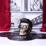 THE KING OF ROCK SKULL ORNAMENT 17CM - immagine 5