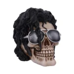 THE KING OF POP SKULL ORNAMENT 16.5CM - immagine 7