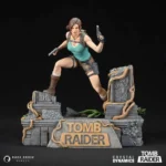 TOMB RAIDER LARA CROFT 24CM PVC STATUE - immagine 5