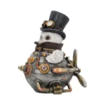 AVIAN INVENTION STEAMPUNK OWL FIG - immagine 6