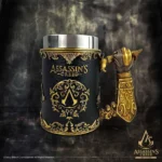 ASSASSIN'S CREED THROUGH THE AGES BLACK AND GOLD TANKARD - immagine 5