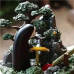 SPIRITED AWAY BONSAI WATER GARDEN NO-FACE DIORAMA STATUE - immagine 6