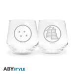 DRAGON BALL KAME & DRAGON BALL GLASS SET (2)