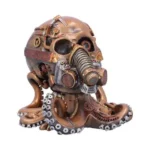 OCTO RESPIRAT BRONZE STEAMPUNK SKULL FIG - immagine 6