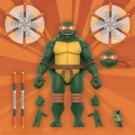 TMNT ULTIMATES! W12 MICHELANGELO ANIMATED 2003 AF - immagine 6