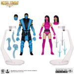 Mortal Kombat Action Figure 2-Pack Sub-Zero vs. Mileena (Klassiks) 18 cm - immagine 3