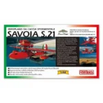 PORCO ROSSO SAVOIA S.21 PROTOTYPE + FIG. PORCO 1/48 MODEL KIT - immagine 6