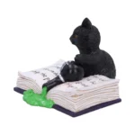 BLACK CAT - MISCHIEVOUS FELINE ORNAMENT - immagine 6