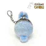 MY NEIGHBOR TOTORO MEDIUM BLUE TOTORO FUNWARI MINI COIN PURSE - immagine 5