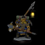 D&D FRAMEWORKS-DWARF FIGHTER MALE - immagine 4