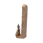 BUDDHA BRONZED ASCENDING CHAKRAS INCENSE BURNER - immagine 6