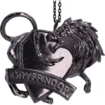 HARRY POTTER GRYFFINDOR CREST SILVER HANGING ORNAMENT - immagine 5