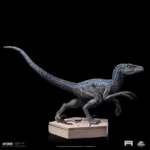 JW ICONS VELOCIRAPTOR BLUE STATUE - immagine 6