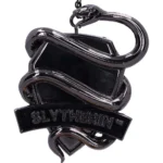 HARRY POTTER SLYTHERIN CREST SILVER HANGING ORNAMENT - immagine 6