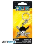 ONE PIECE RORONOA ZORO EMBLEM KEYCHAIN - immagine 8