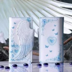 ANGEL WINGS FATHER WHITE EMBOSSED WALLET - immagine 5