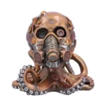 OCTO RESPIRAT BRONZE STEAMPUNK SKULL FIG - immagine 5