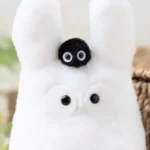 MY NEIGHBOR TOTORO WHITE TOTORO WITH SUSUWATARI BEANBAG PLUSH - immagine 5