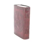 LEATHER DIARY EMBOSSED PENTAGRAM & LOCK - immagine 8