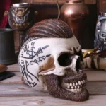 RAGNAR VIKING SKULL ORNAMENT 16CM - immagine 5