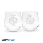 ONE PIECE DEVILS FRUITS GLASS SET (2) - immagine 5