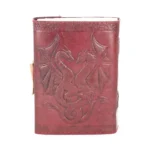 LEATHER DIARY EMBOSSD DRAGON & LOCK - immagine 7