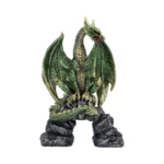 DRAGON FIGURINE GREEN METALLIC HARANU - immagine 5