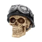 SKULL WITH HAT IRON CROSS HELMET BIKER - immagine 5